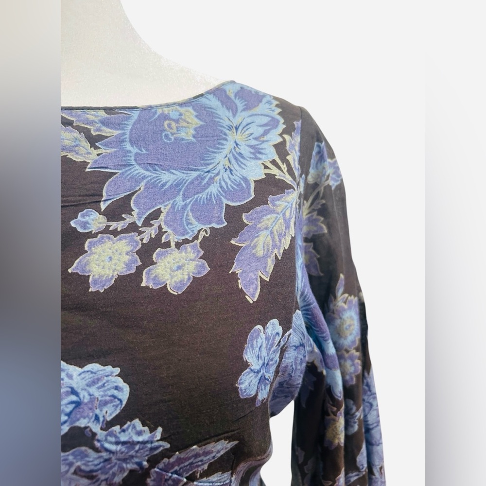 Free People Melrose Floral Maxi Dress | Open Back | Boho Romantic - Picture 5 of 8